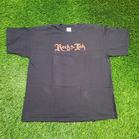 2009 Rock the Ink Tattoo Tour T-Shirt Double Sided Gildan Mens XL - Picture 4 of 6